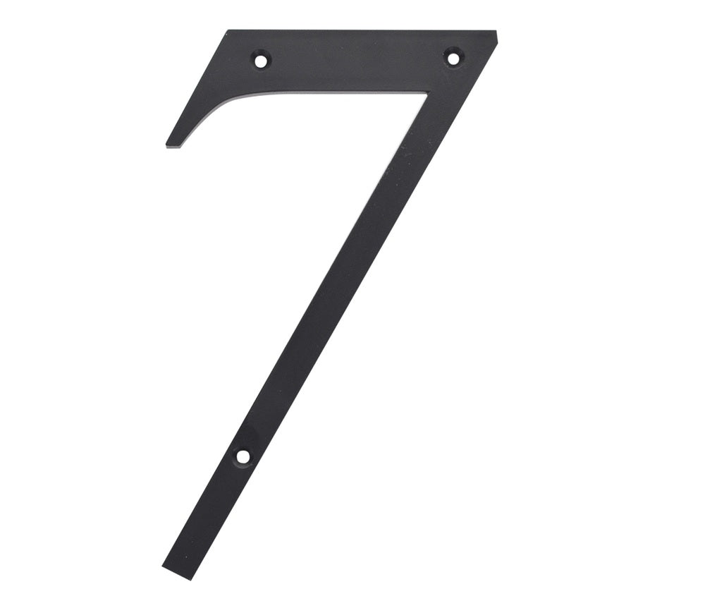 Hillman 844817 Reflective Plastic Nail-On Number, Black, 1 pc