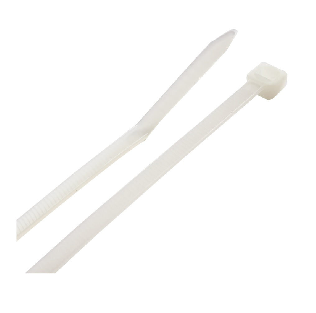 Steel Grip 75S-280-11-NC Self-Locking Cable Tie, White