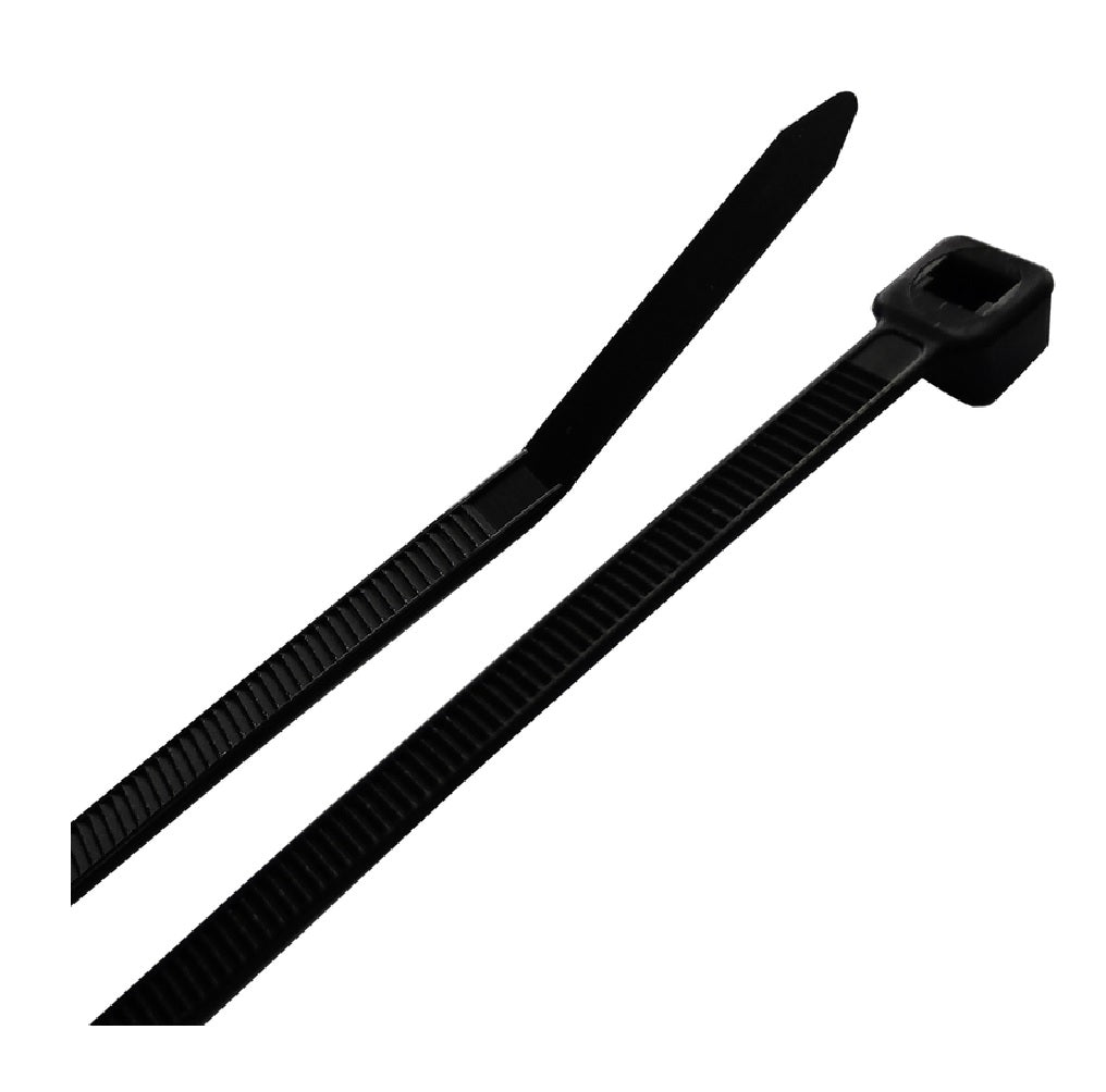 Steel Grip 75S-280-11-UV12 Self-Locking Cable Tie, Black