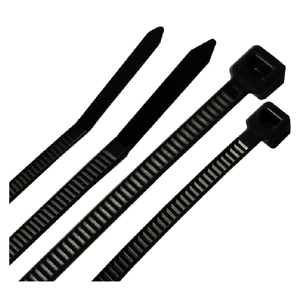 Steel Grip ACE200-UV Self-Locking Cable Tie, Black