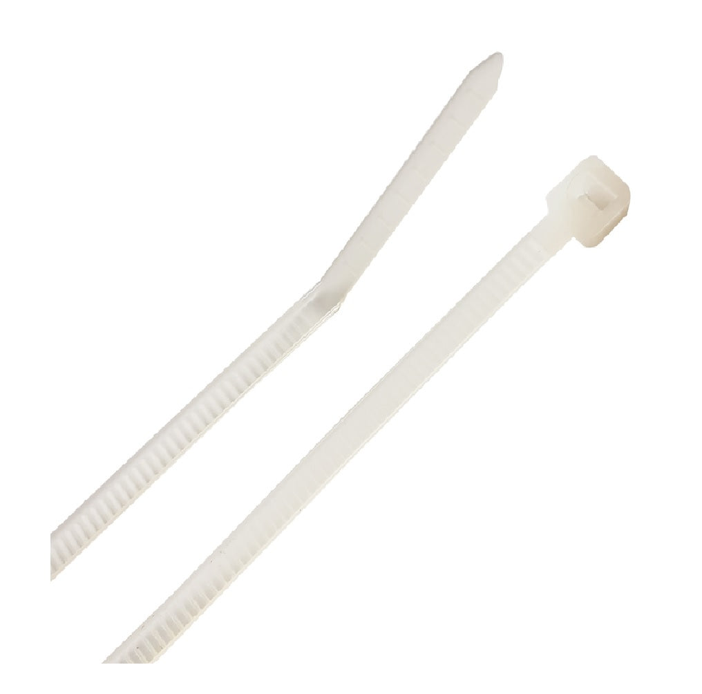 Steel Grip M-100-4-NC Self-Locking Cable Tie, White