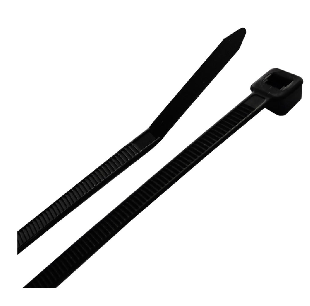Steel Grip M-100-4-UV40 Self-Locking Cable Tie, Black