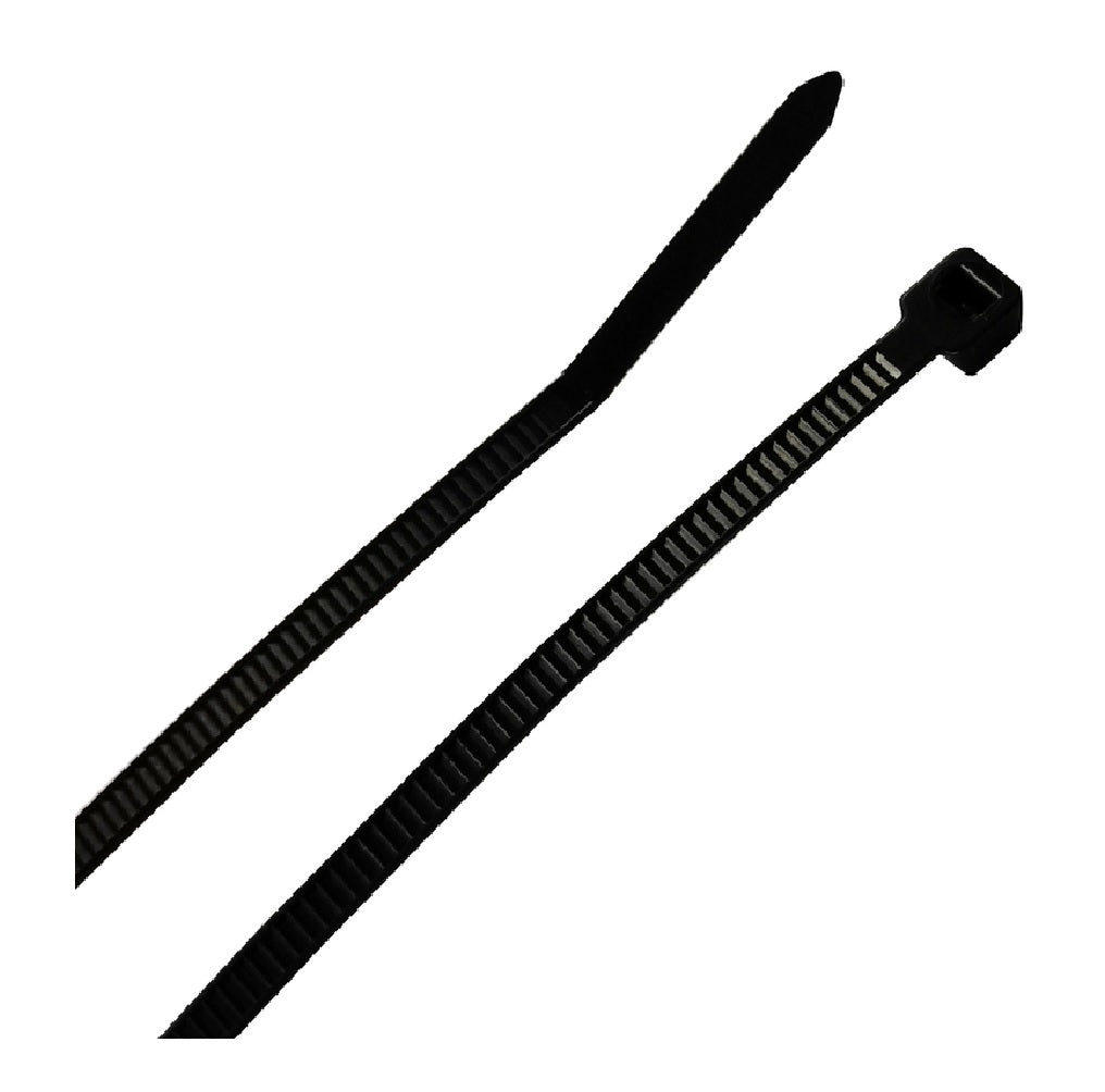Steel Grip M-100-4-UVC Self-Locking Cable Tie, Black