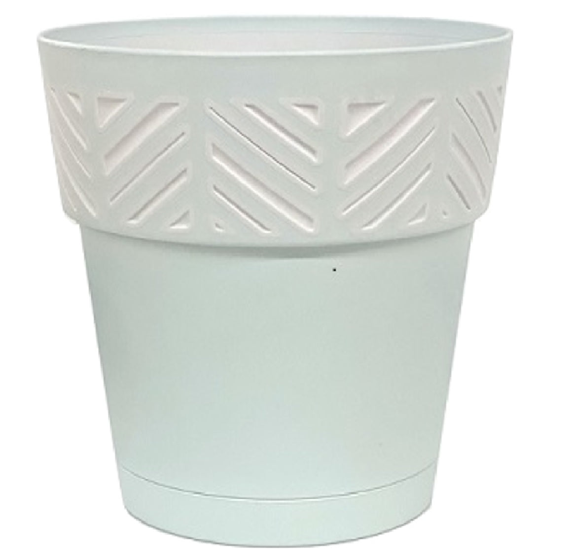 Deroma 9E81ZFZ028 Mosaic Round Planter, Resin