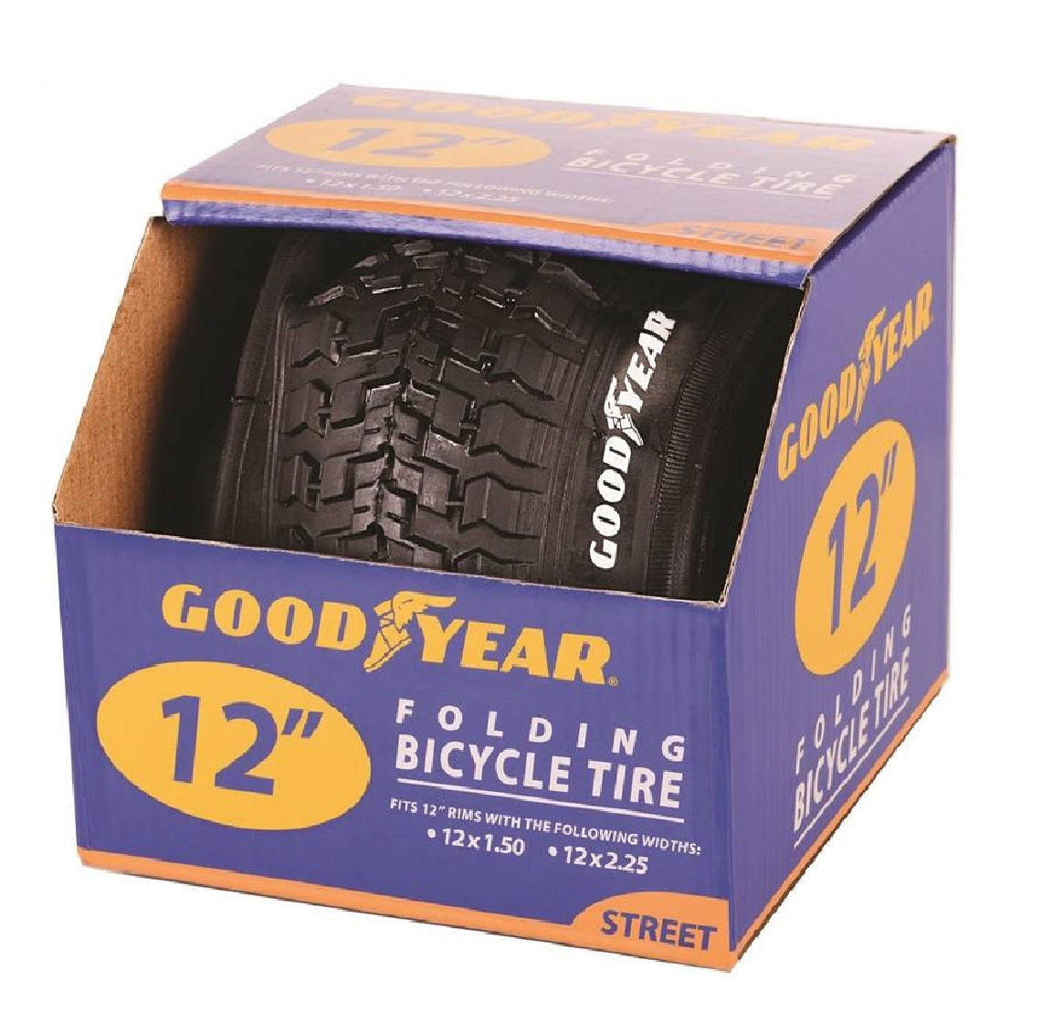 Goodyear 91102 12" Folding Bicycle Tire, Black