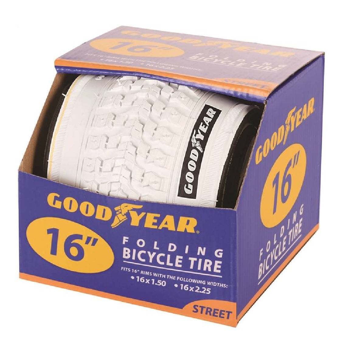 Goodyear 91108 16" Folding Bike Tire, White