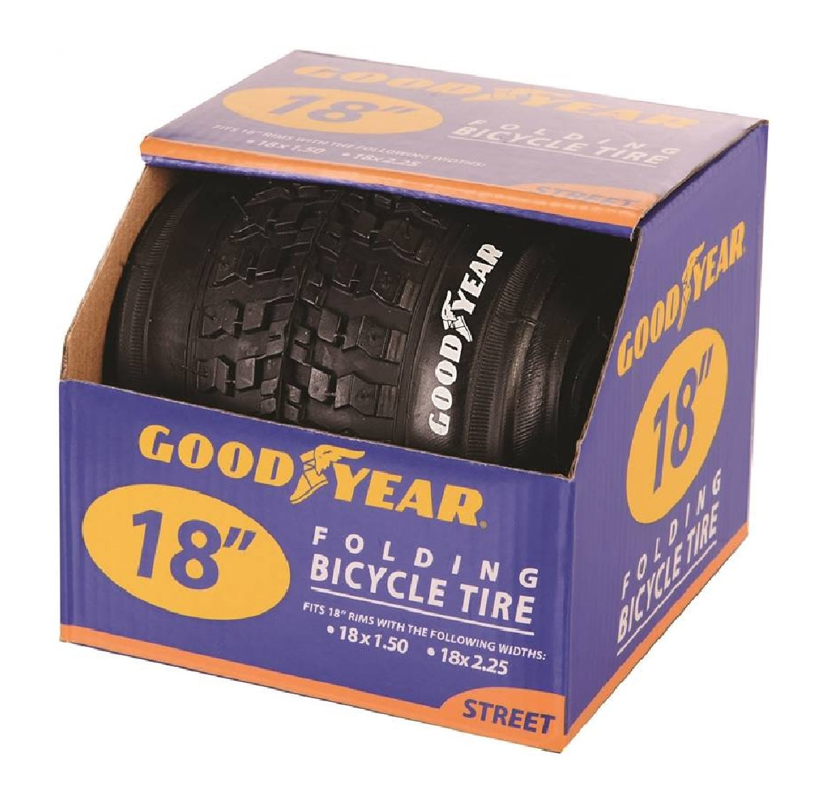 Goodyear 91110 18" Folding Bike Tire, Black