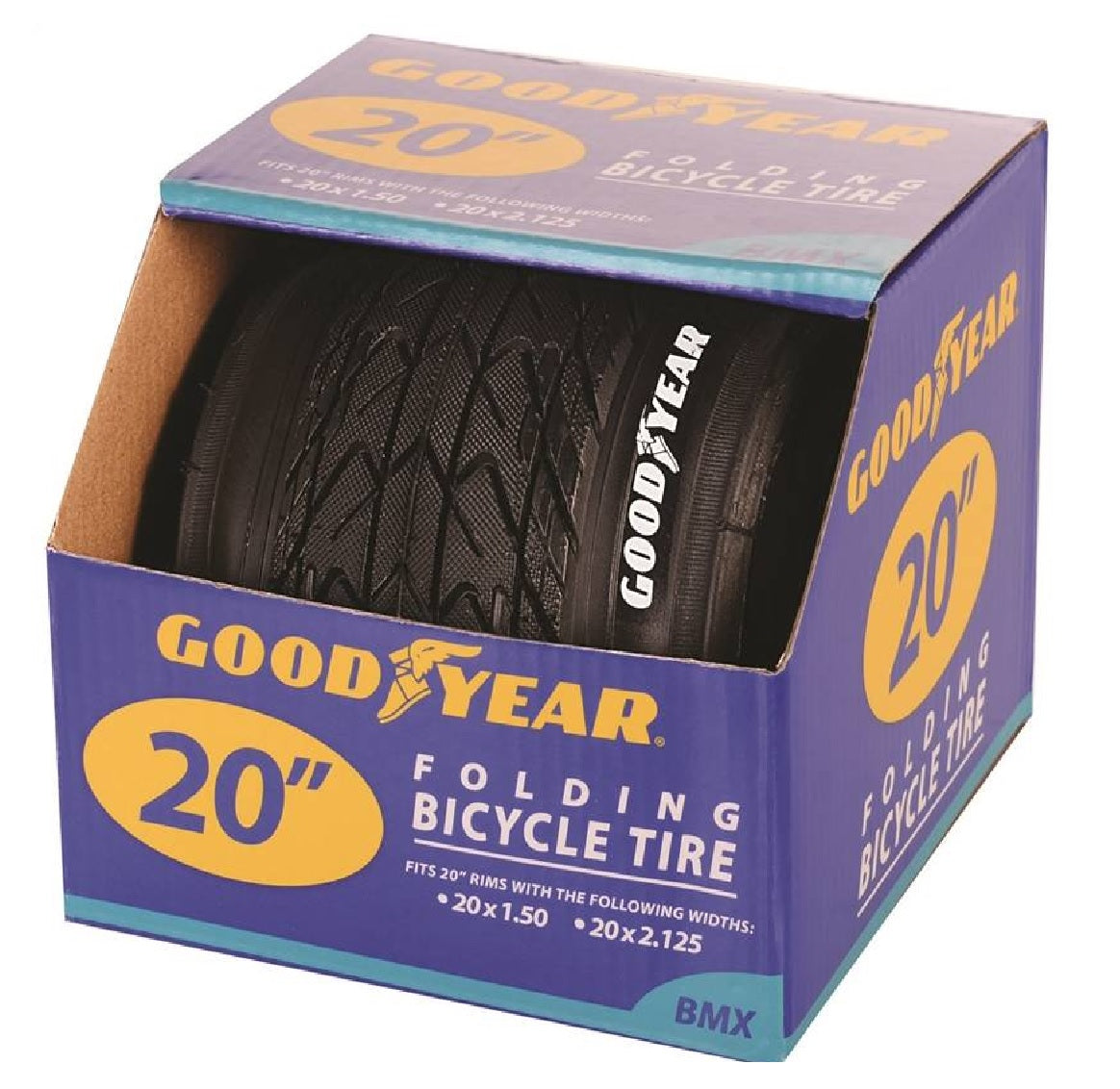 Goodyear 91112 20" Folding Bike Tire, Black