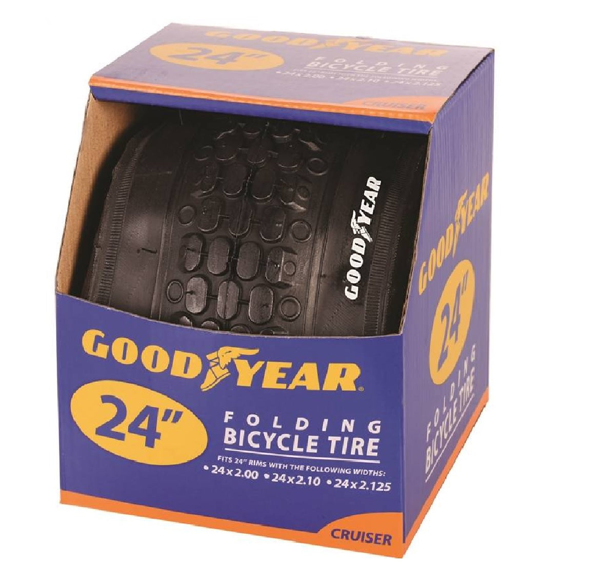 Goodyear 91118 24" Folding Cruiser Tire, Black
