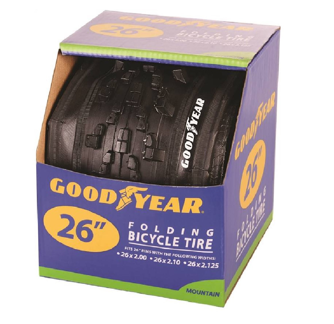 Goodyear 91120 26" Folding Mountain Bike Tire, Black