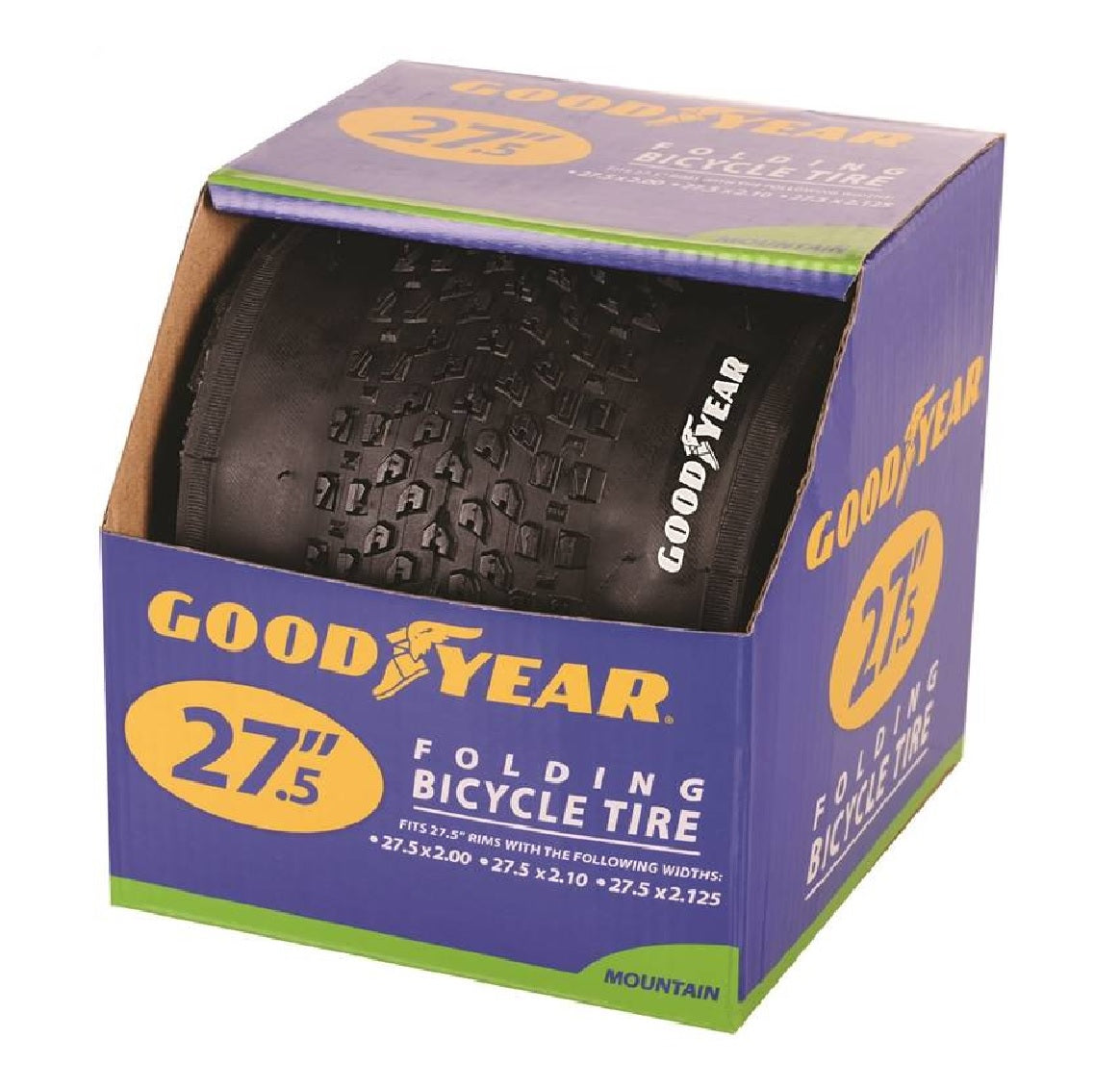 Goodyear 91130 Folding Mountain Bike Tire, Black