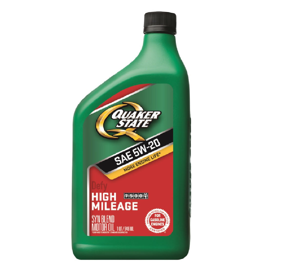 Quaker State 550043274 High Mileage 10W-40 Blend Motor Oil