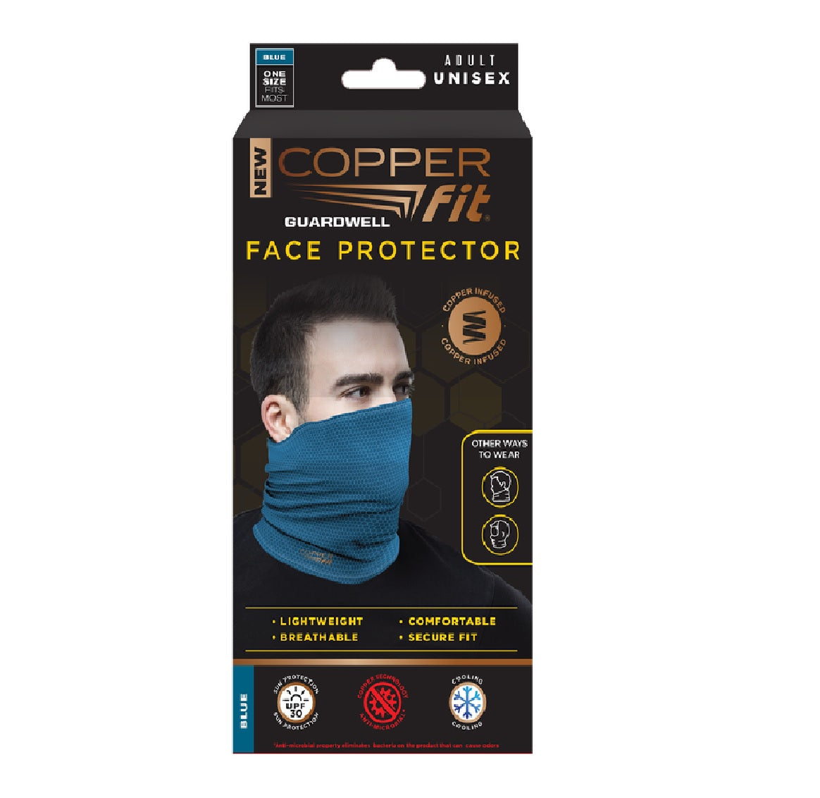 Copper Fit CFGWBL As Seen On TV Guardwell Cooling Face Protector