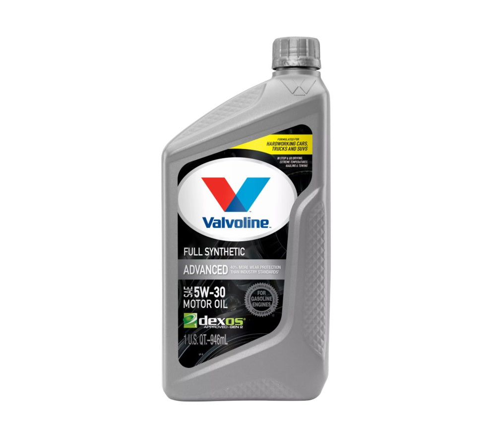 Valvoline VV955 Advanced Full Synthetic Motor Oil, Amber, 1 Quart