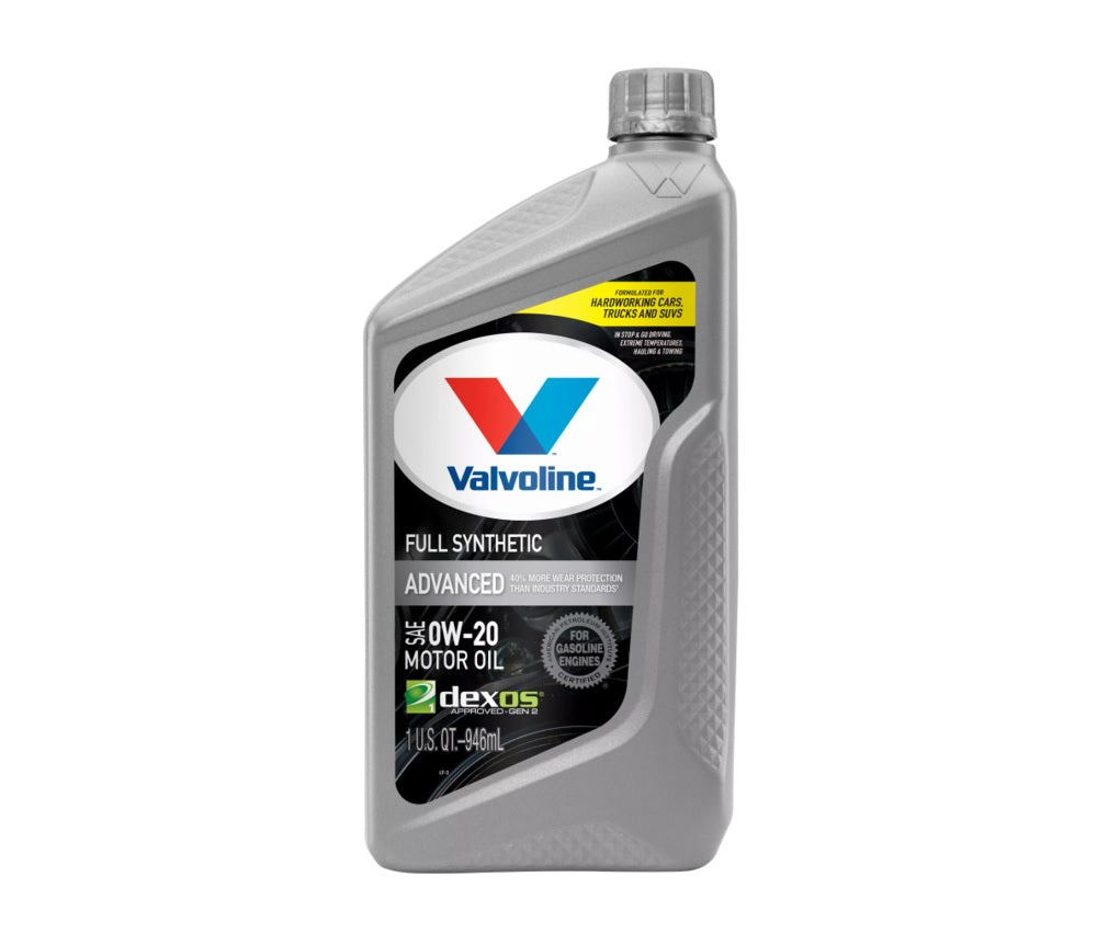 Valvoline VV916 0W20 Advanced Full Synthetic Motor Oil, 1 Quart