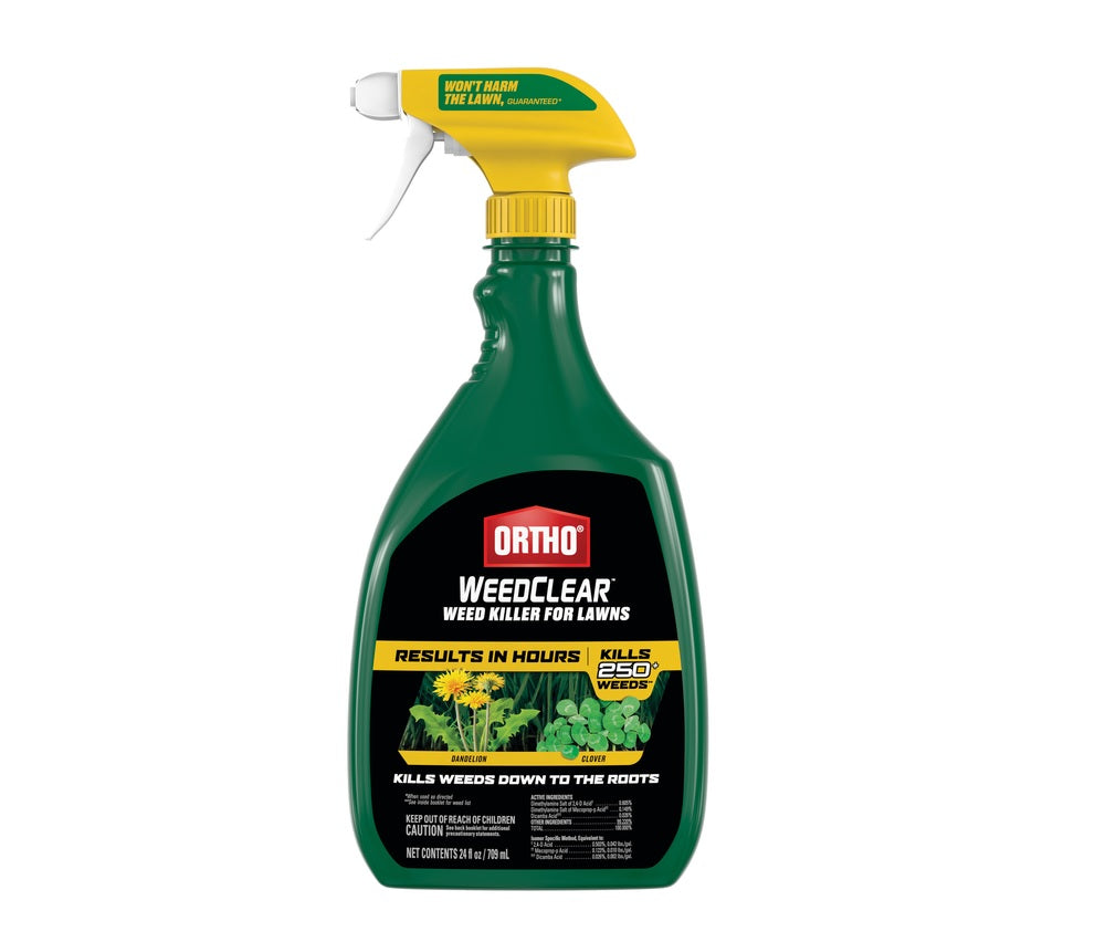 Ortho 0205710 WeedClear Lawn Weed Killer RTU Liquid, 24 oz.