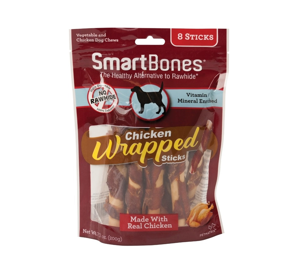 SmartBones SBCW-02956 Chicken Treats For Dogs, 7 oz., 8 pk
