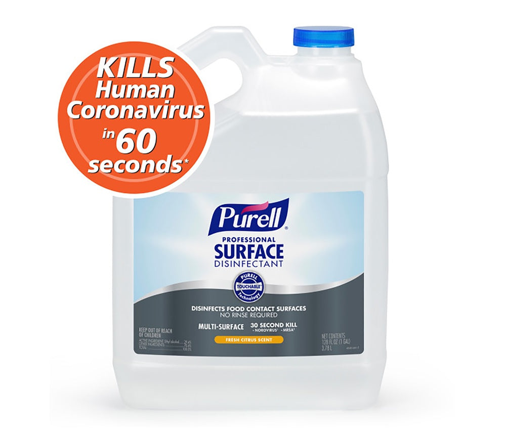 Purell 4342-04 Fresh Citrus Scent Disinfectant, 128 oz.