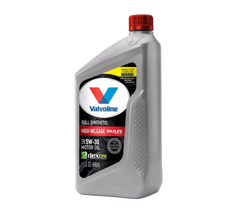 Valvoline VV179 5W30 Full Synthetic High Mileage Motor Oil, 1 Quart