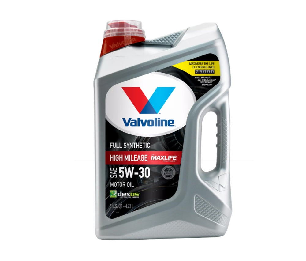 Valvoline 881169 5W30 Full Synthetic High Mileage Motor Oil, 5 Quart