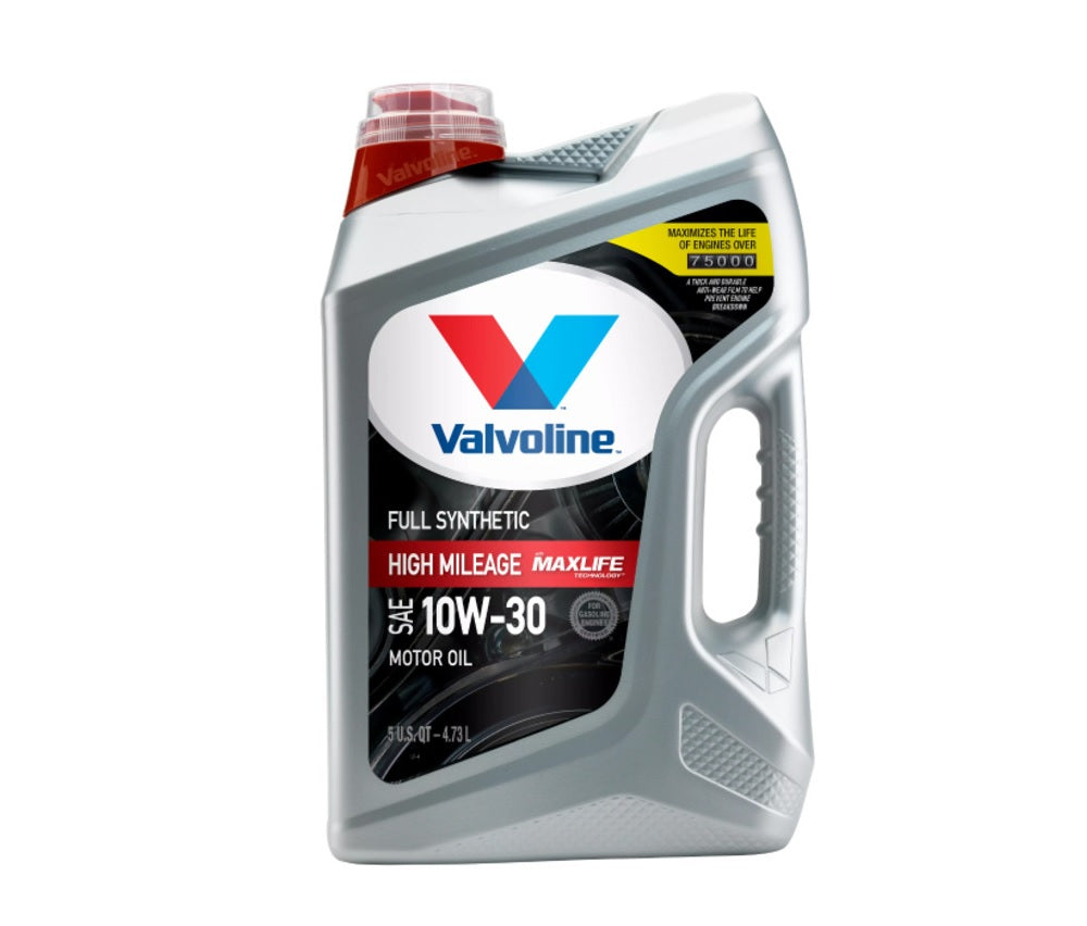 Valvoline 881170 10W30 Full Synthetic High Mileage Motor Oil, 5 Quart