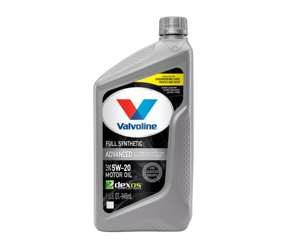Valvoline VV927 5W20 Advanced Full Synthetic Motor Oil, 1 Quart
