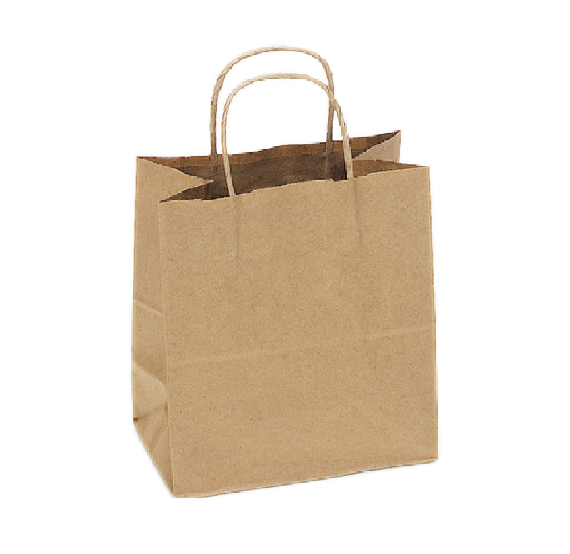 ProAmpac MNW8NAT Shopping Bag With Handles, Paper