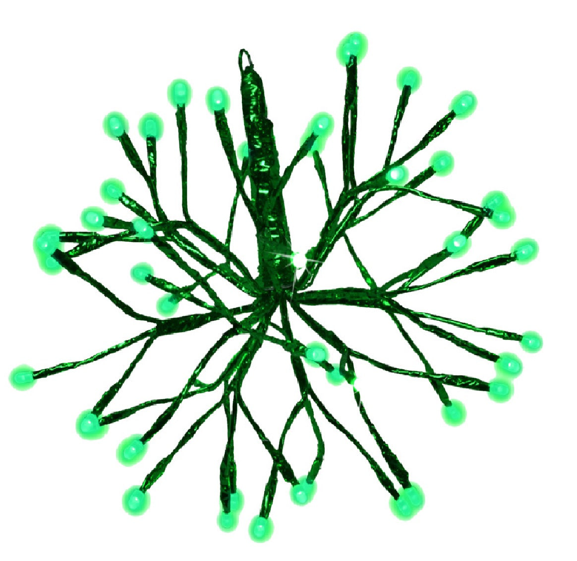 Holiday Bright Lights LED-12SHS-GGRTW Christmas Light, Green