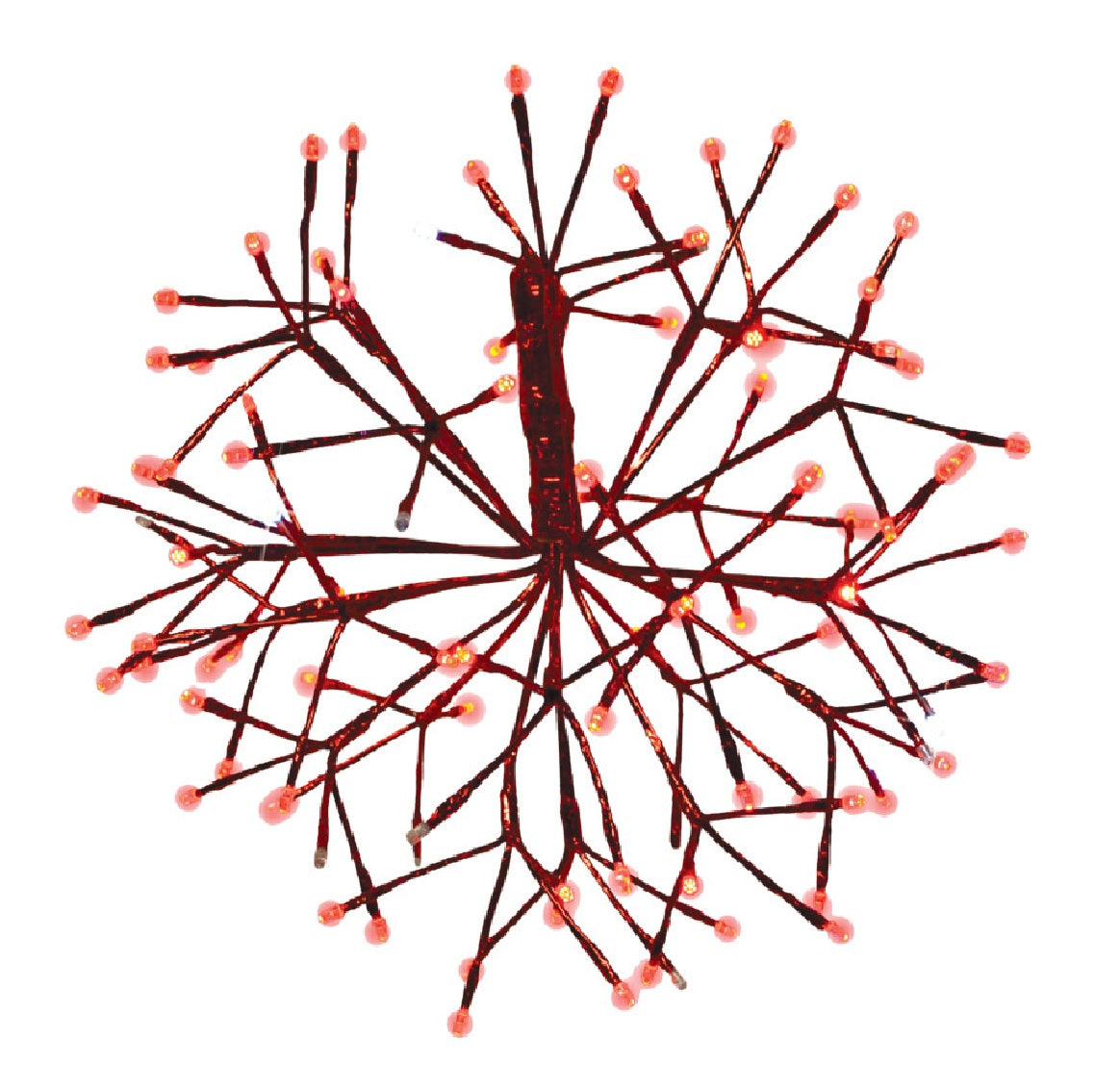 Holiday Bright Lights LED-16SHS-RRDTW Christmas Light, Red