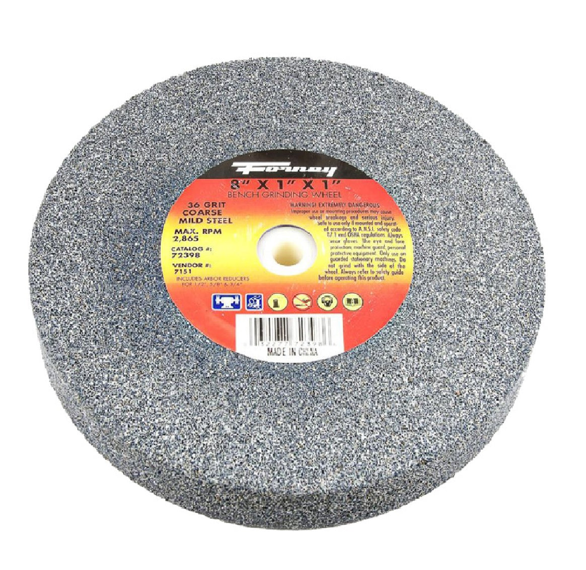 Forney 72398 Bench Grinding Wheel, 36-Grit