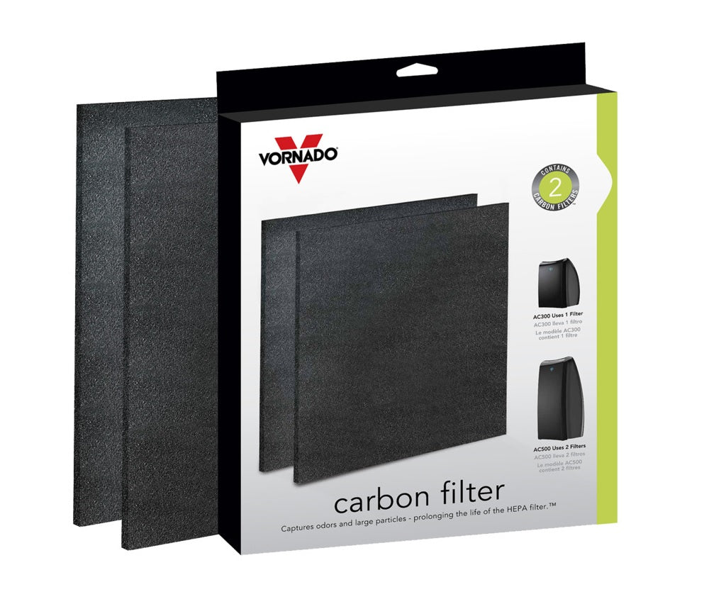 Vornado MD1-0023 Replacement Carbon Filter, 2-Pack