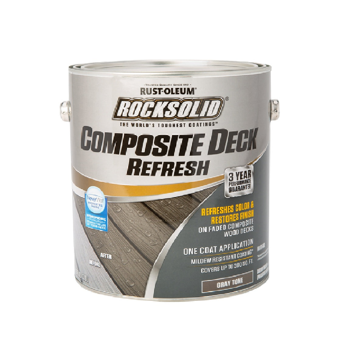 Rust-Oleum 350007 RockSolid Water-Based Composite Deck Refresh