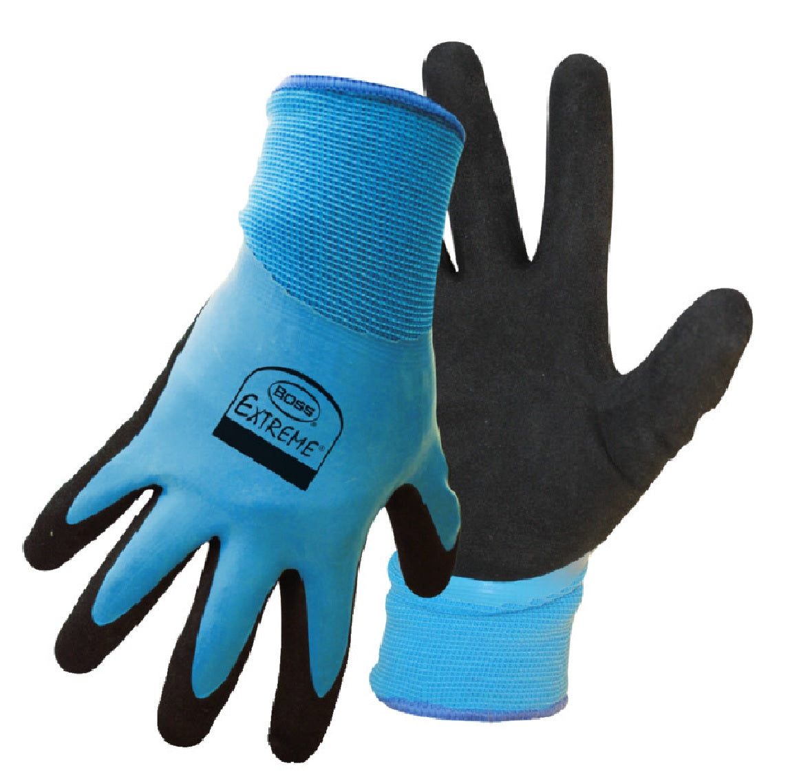 Boss 8490L Double Dipped Gloves, Latex