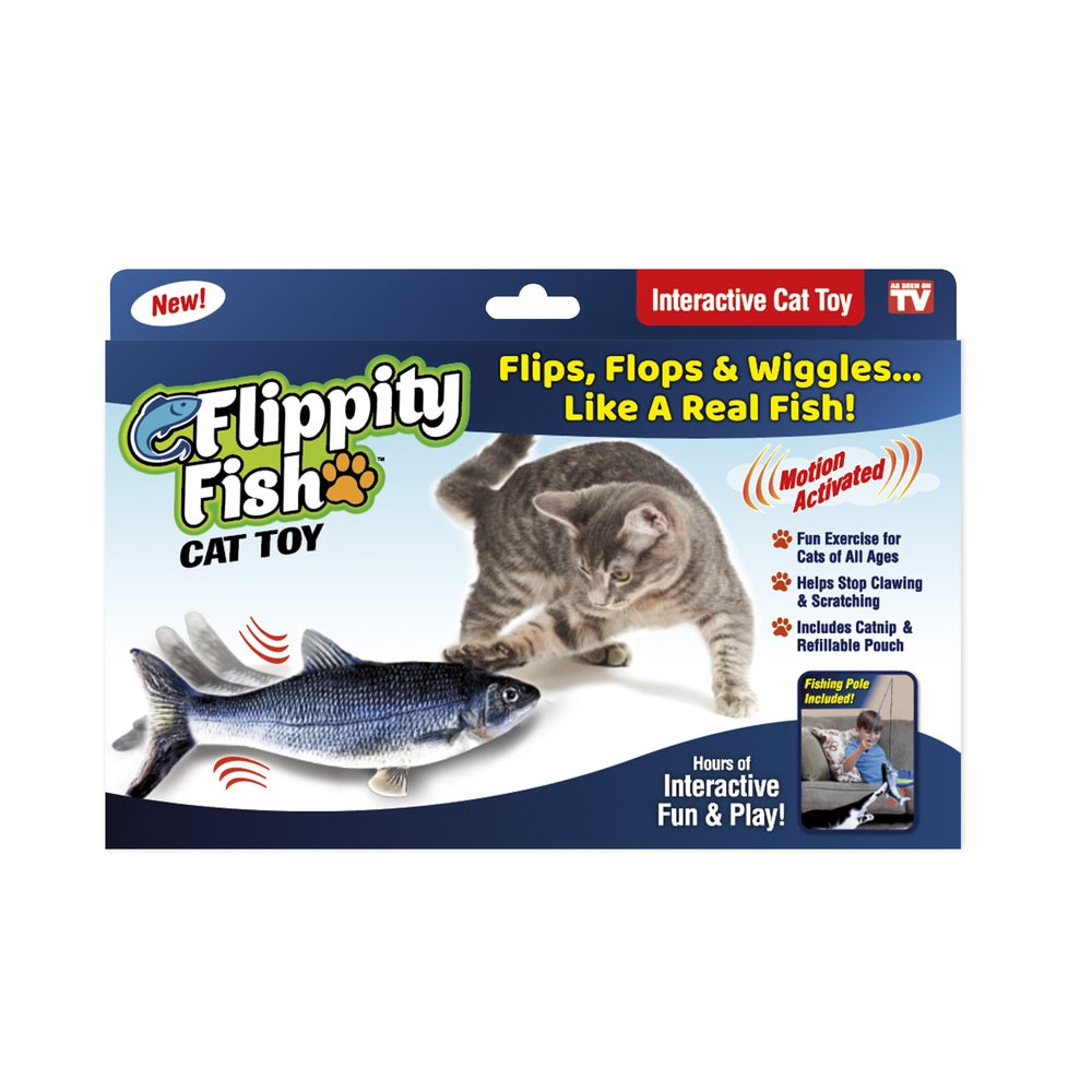 Flippity Fish FLIPF-MC12/4 Realistic Cat Toy, 1 pc.