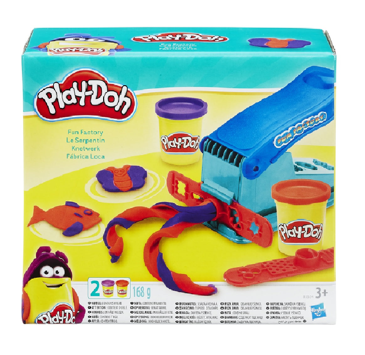 Hasbro HSBB5554 Play Doh Fun Factory Set, Multicolored