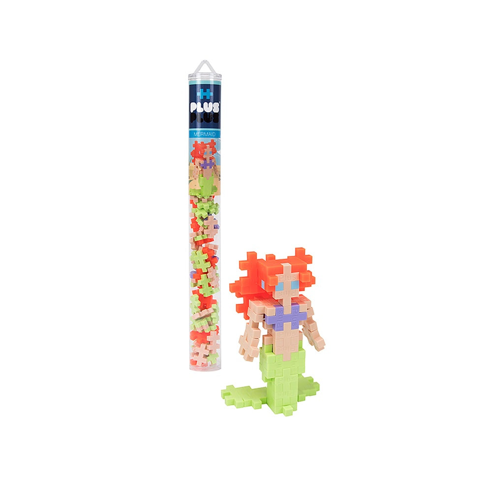 Plus-Plus 04128 Mermaid Building Blocks, Multicolored