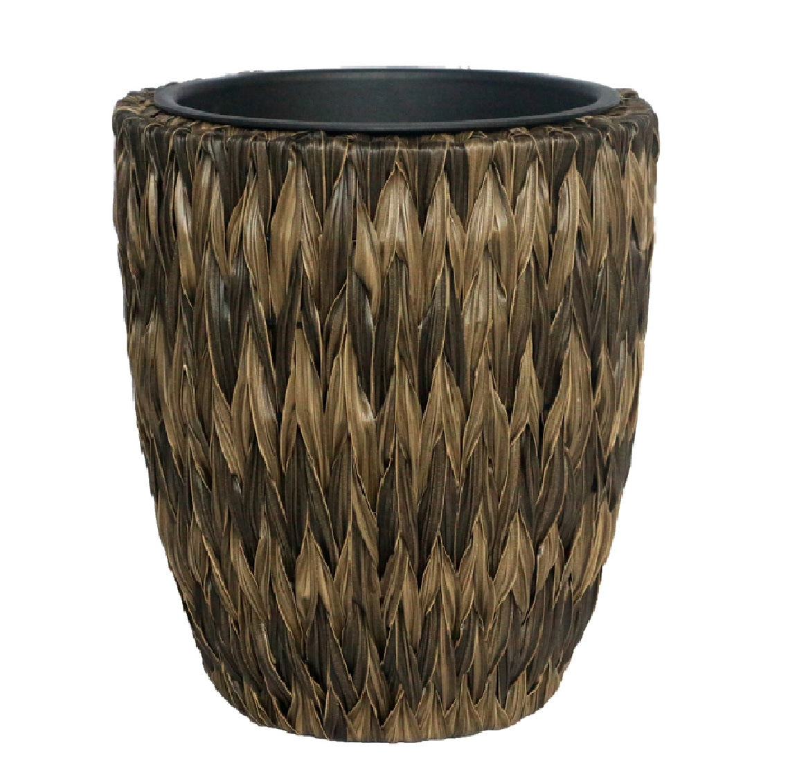 Infinity 21566A-L Twisted Banana Leaf Planter, Brown