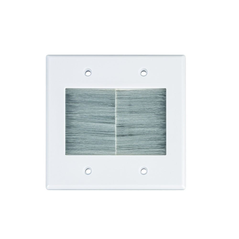 Monster JHIU0129 Home Theater Brush Wall Plate, White