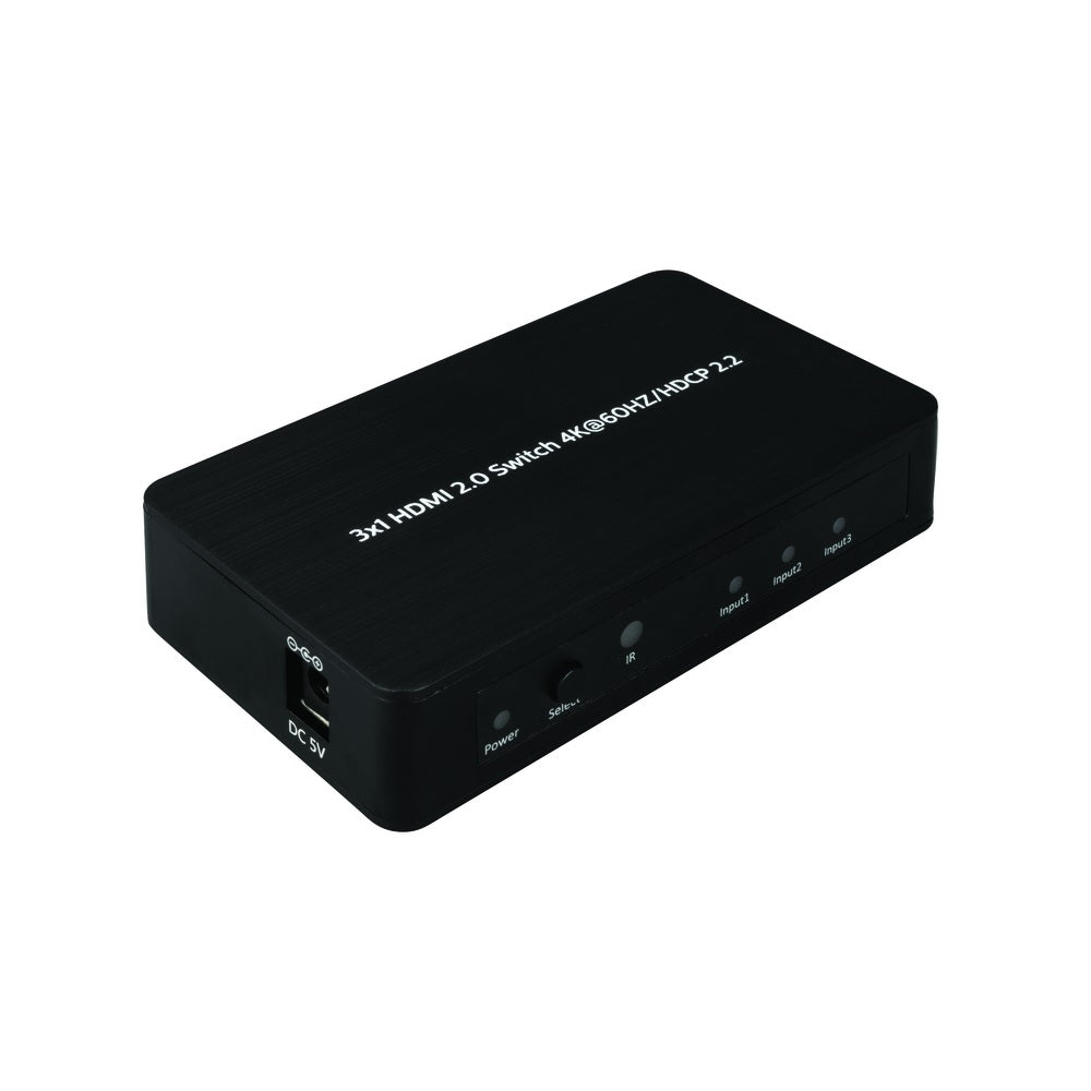 Monster JHIU0128 Just Hook It Up HDMI Switch, Black