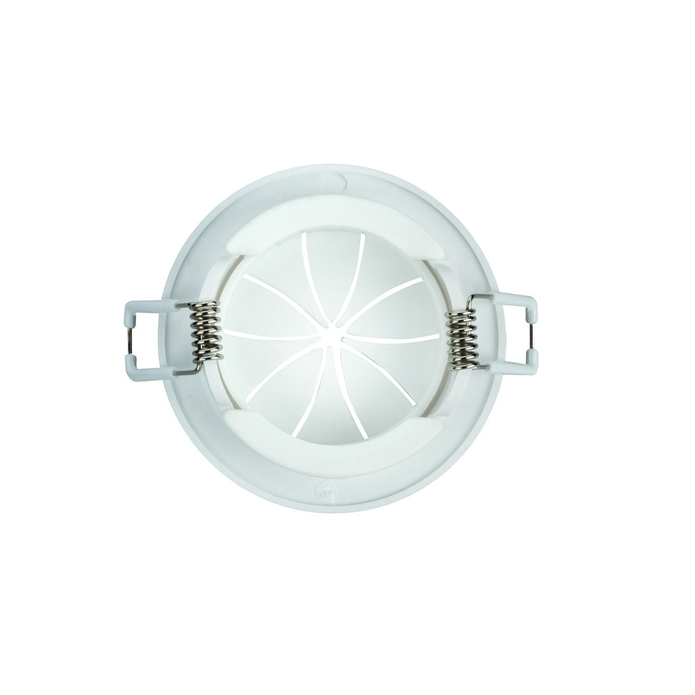 Monster JHIU0132 Spring Lock Cable Pass Wall Plate, White