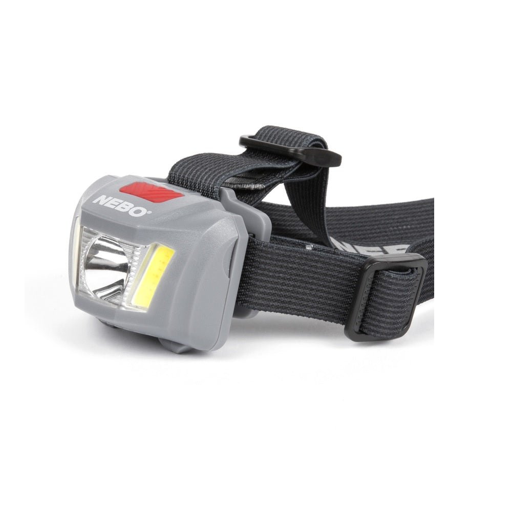 Nebo NEB-HLP-0001 LED COB Head Lamp, Black/Gray