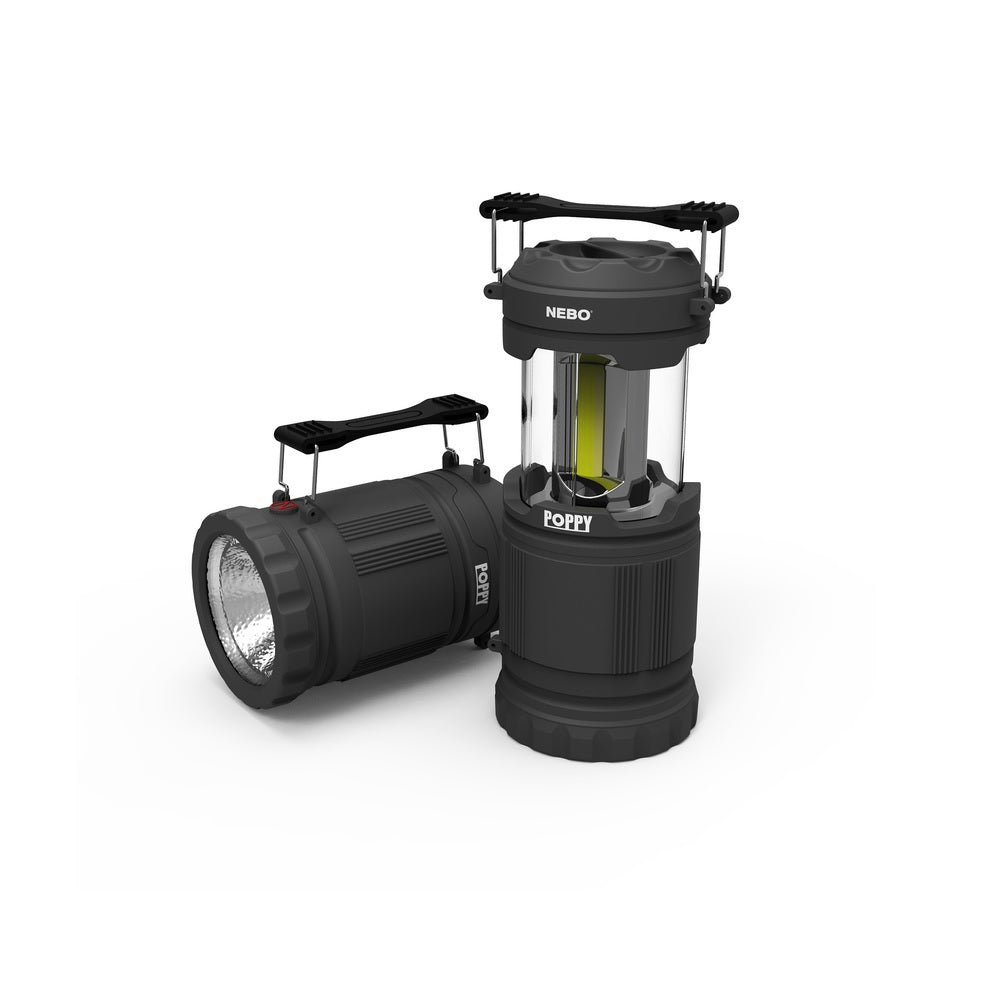 Nebo NEB-LTN-0001 Pop Up Lantern and Spotlight, Gray