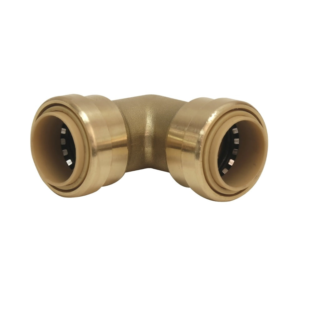 ProBite 6631-004 90 Degree Push On Elbow, 3/4", Brass