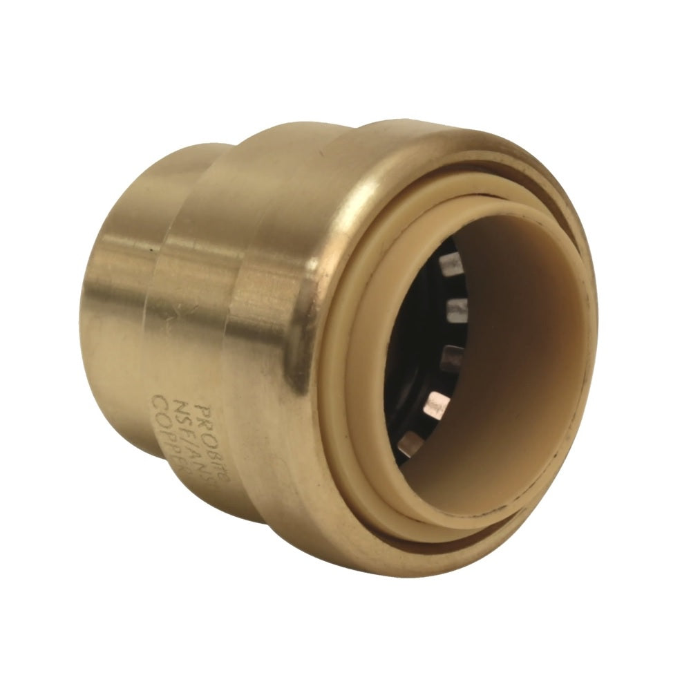 ProBite 6633-004 Brass Tube Cap, 3/4", Brass