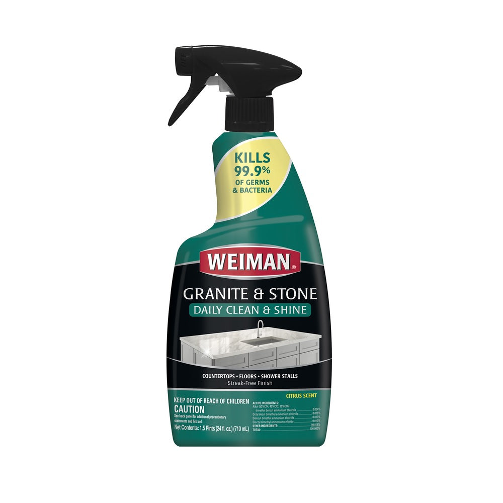 Weiman 109 Scent Granite Cleaner and Polish Liquid, 24 oz.