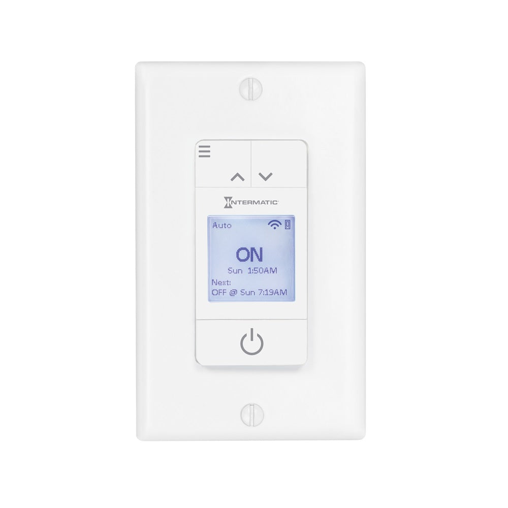 Intermatic STW700W Heavy Duty 7 Day Programmable Wi-Fi Timer, White, 120 volt