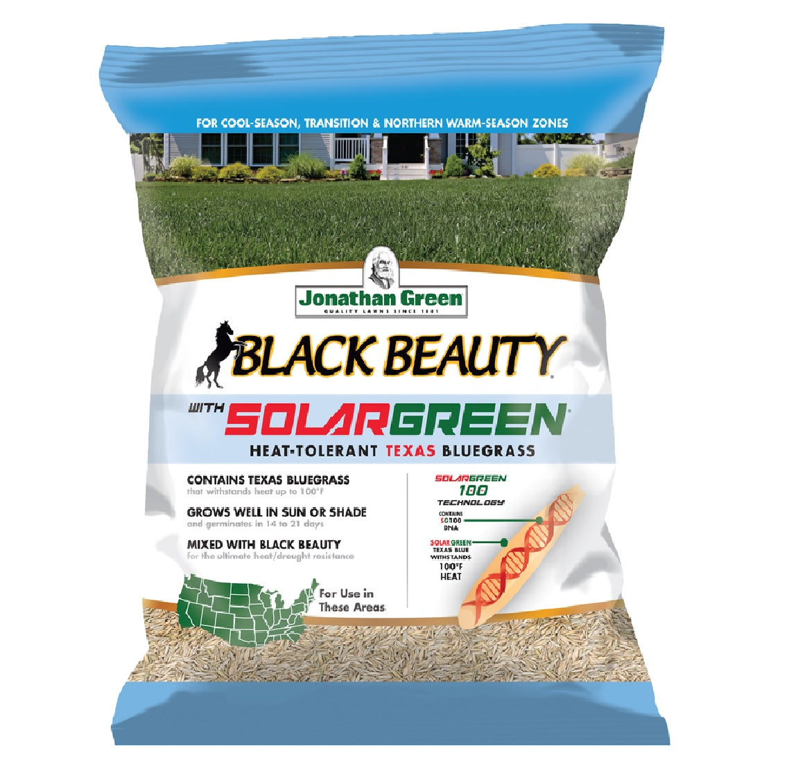 Jonathan Green 10511 Black Beauty Solargreen Grass Seed