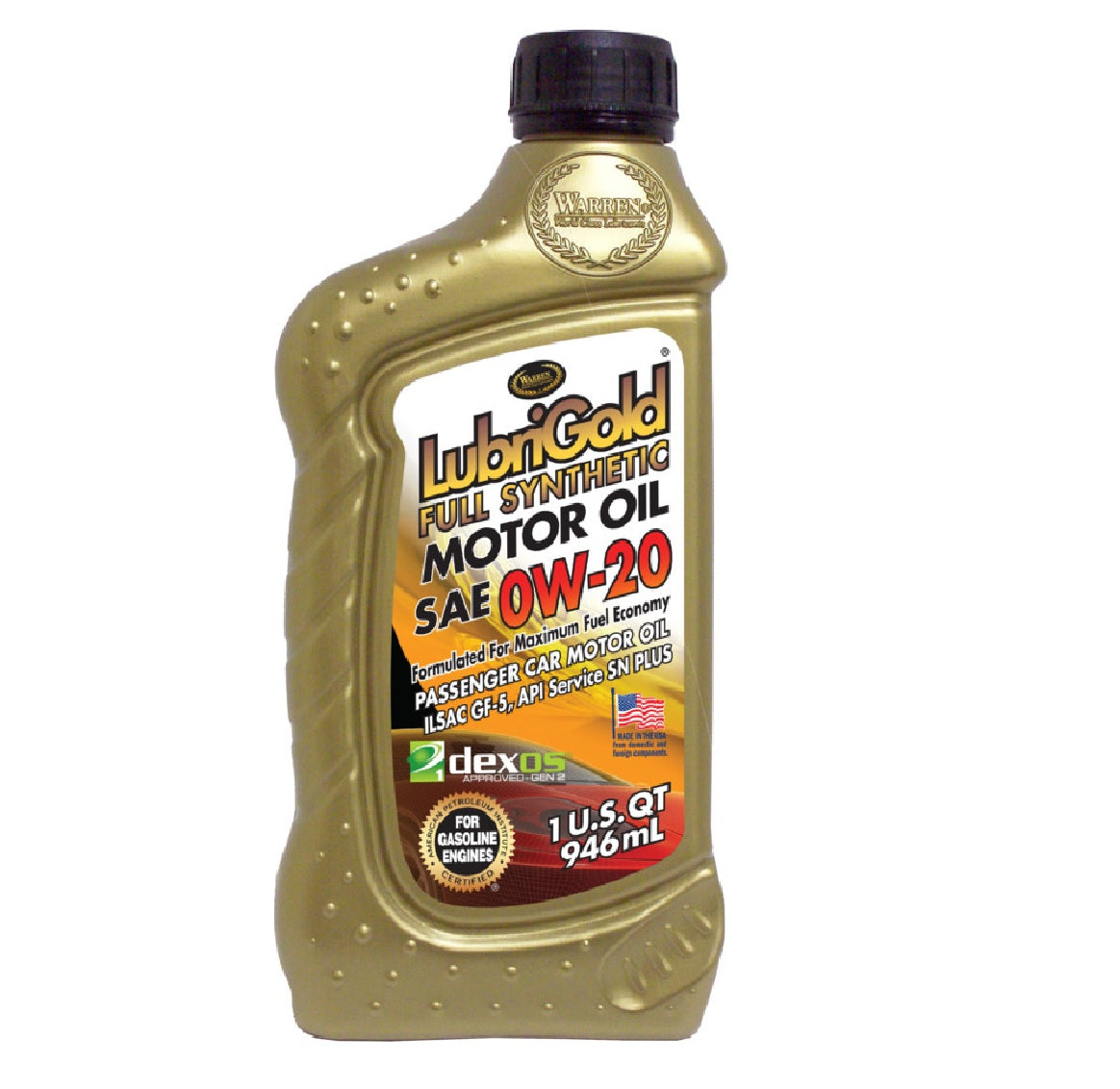 Warren 401400 LubriGold Motor Oil, 32 oz