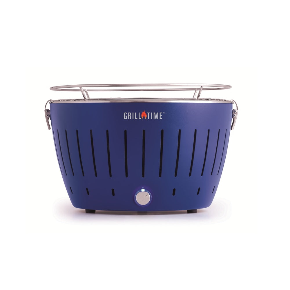 Grill Time UPG-B-13 Charcoal Grill, 12.5", Blue