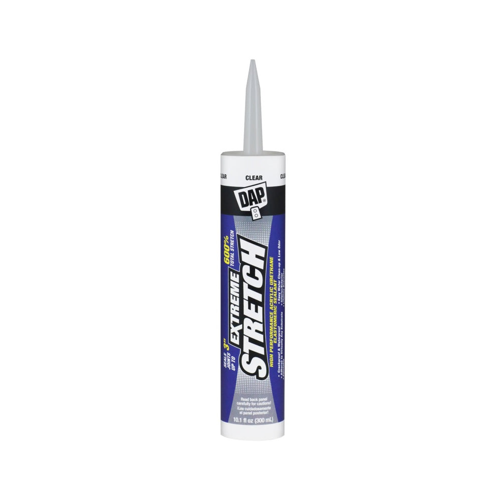 Dap 7079818716 Acrylic Urethane Premium Elastomeric Sealant, Clear, 10.1 OZ